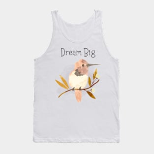 Dream Big Cute Hummingbird Tank Top